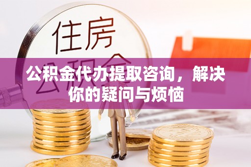鹿野公积金代办提取咨询，解决你的疑问与烦恼