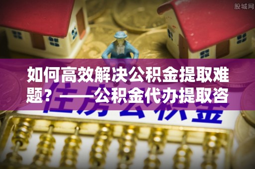 鹿野如何高效解决公积金提取难题？——公积金代办提取咨询服务全解析