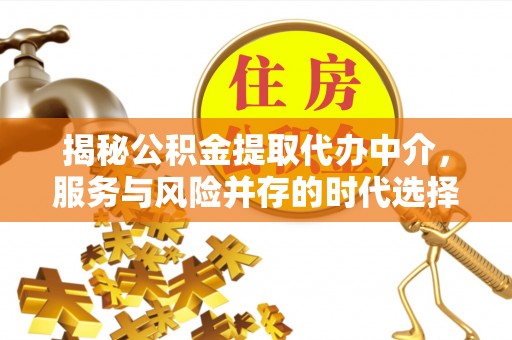 鹿野揭秘公积金提取代办中介，服务与风险并存的时代选择