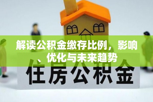 鹿野解读公积金缴存比例，影响、优化与未来趋势