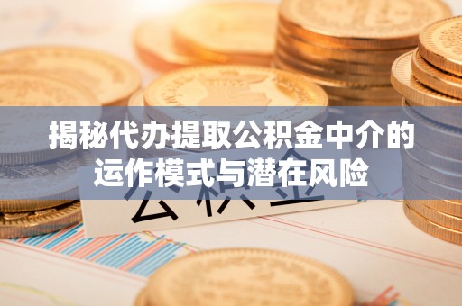 鹿野揭秘代办提取公积金中介的运作模式与潜在风险