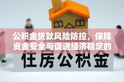 鹿野公积金贷款风险防控，保障资金安全与促进经济稳定的关键策略
