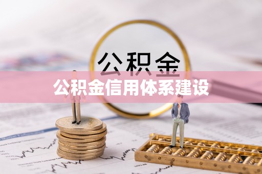 鹿野公积金信用体系建设