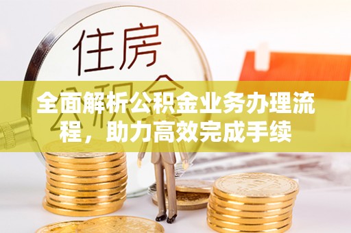 鹿野全面解析公积金业务办理流程，助力高效完成手续