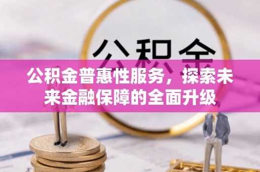 鹿野公积金普惠性服务，探索未来金融保障的全面升级